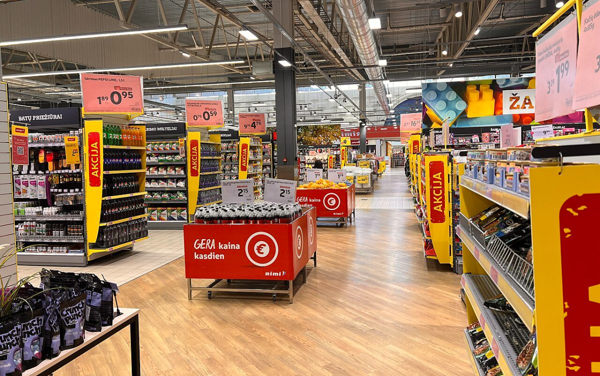 Pasillo de un supermercado